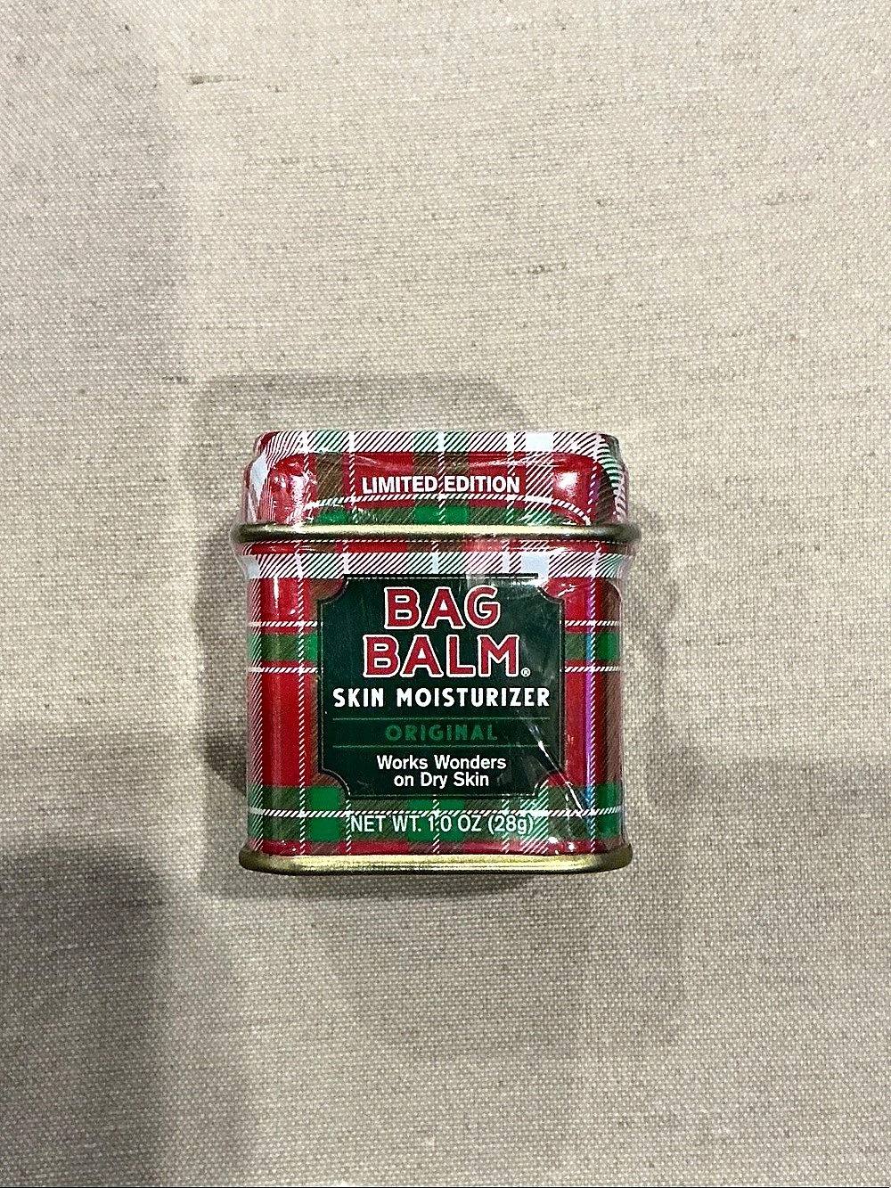 Bag Balm Skin Moisturizer Limited Edition Plaid